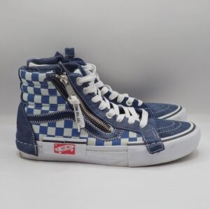 Vans Vault Sk8 Hi Cut And Paste Dress Blues Off White Supreme Bape